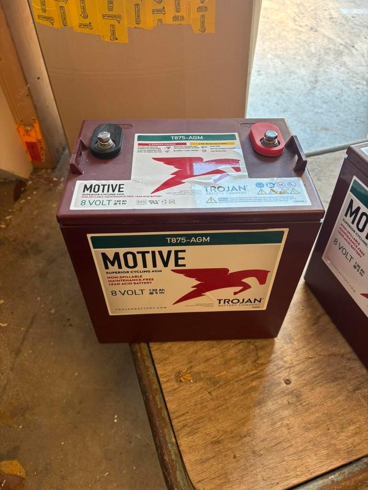 Trojan 8 volt t875 agm accu, Auto-onderdelen, Elektronica en Kabels, Ophalen