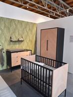 Kidsmill Vince babykamer black/oak 3-delig, Ophalen, Zo goed als nieuw