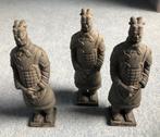 Set 3 stenen chinese krijgers, Ophalen of Verzenden, Zo goed als nieuw