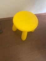 Ikea mammut geel krukje planten tafel, Ophalen, Zo goed als nieuw