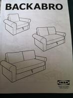Slaapbank Backabro Ikea, Ophalen, Tweepersoons, Zo goed als nieuw, 200 cm
