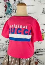 Gucci roze t-shirt maat 10 origineel, Meisje, Ophalen of Verzenden, Gucci, Zo goed als nieuw