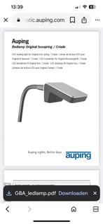 Auping bedlampjes LED, Ophalen, Wit, Tweepersoons, Zo goed als nieuw