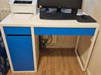 Ikea blauw bureau, Ophalen
