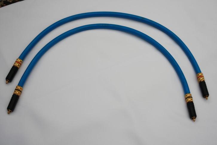 Siltech - interlinks met WBT Connectoren  silverline.  62 cm, Audio, Tv en Foto, Audiokabels en Televisiekabels, Zo goed als nieuw