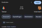 Telstar - Volendam 23/08/25 (2 kaarten naast elkaar), Tickets en Kaartjes, Twee personen, Overige typen