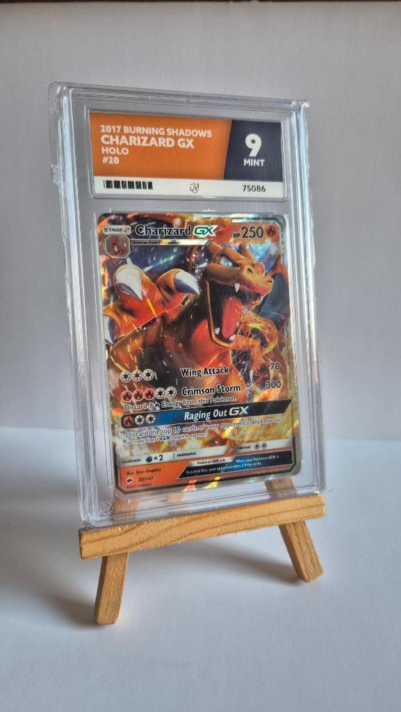Charizard  GX 20/147 Burning Shadows Ace 9, Hobby en Vrije tijd, Verzamelkaartspellen | Pokémon, Nieuw, Losse kaart, Foil, Verzenden