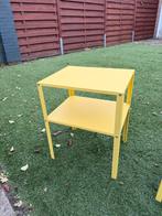 2x IKEA KNARREVIK Nachtkastje - Geel, Minder dan 45 cm, Minder dan 55 cm, Gebruikt, Metaal of Aluminium