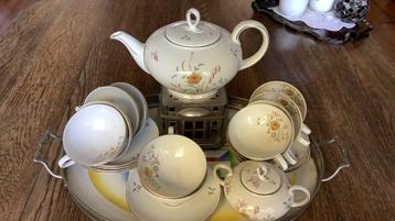 Vintage thee servies Eschenbach serie Roswitha