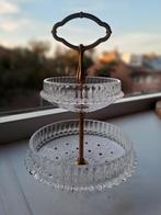 Vintage Glazen Bonbon Etagere Fabiola, Ophalen of Verzenden, Gebruikt