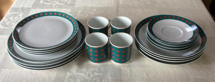 Eschenbach, Bavaria. 70ties Retro servies compleet., Verzamelen, Retro, Huis en Inrichting, Ophalen of Verzenden