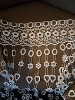 Prachtige unieke gordijn, Huis en Inrichting, Ophalen, Zo goed als nieuw, 200 cm of meer, Wit