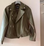 Ms mode imitatieleren jasje maat 44, Ophalen of Verzenden, Zo goed als nieuw, Maat 42/44 (L), Groen