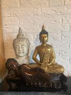 3 Prachtige Boeddhabeelden, in zeer goede staat, Ophalen, Zo goed als nieuw