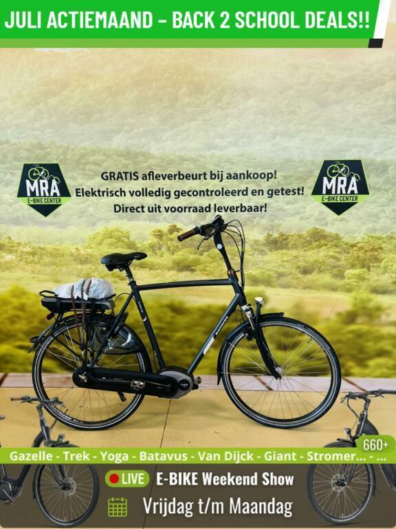 E-Bike! Batavus Milano E Go! BOSCH Middenmotor! NIEUWSTAAT!, Fietsen en Brommers, Elektrische fietsen, Gebruikt, Batavus, 50 km per accu of meer