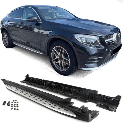 Treeplanken Sidesteps Running Boards Mercedes GLC C253 Coupe, Auto diversen, Tuning en Styling, Verzenden