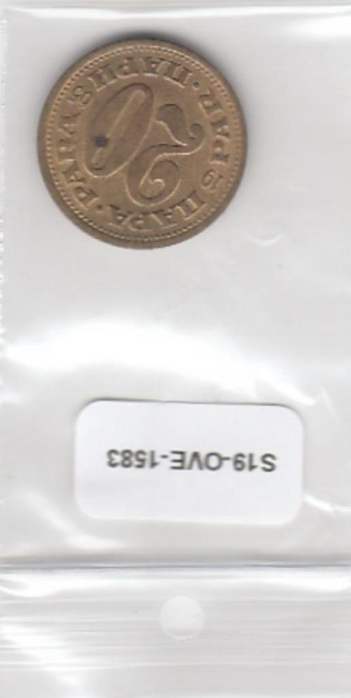 S19-OVE-1583 Yugoslavia 20 Para 1965  KM45 FI/VF, Postzegels en Munten, Munten | Europa | Niet-Euromunten, Joegoslavië, Verzenden