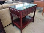 Sidetable, buffetkast, bureau en stoel van mahoniehout., Ophalen, Gebruikt, Overige houtsoorten, 25 tot 50 cm