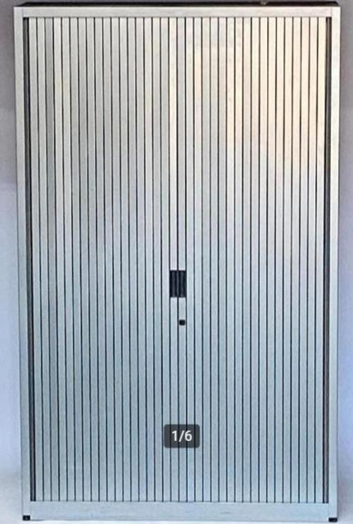 Aspa Zilvergrijze Archiefkasten Roldeurkast Gebruikt, Huis en Inrichting, Kasten | Ladekasten, Gebruikt, 25 tot 50 cm, Ophalen of Verzenden