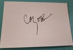 Peter Coyote handtekening gesigneerde index card, Ophalen of Verzenden, Zo goed als nieuw, Foto of Kaart