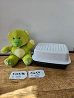 * Tupperware kornuit kaasdoos zwart wit, Ophalen of Verzenden, Zo goed als nieuw, Wit, Bak of Kom
