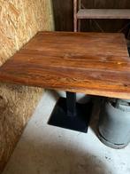 Teak houten tuintafel - Robuust en stijlvol, Huis en Inrichting, Tafels | Eettafels, Ophalen, Gebruikt, 50 tot 100 cm, 100 tot 150 cm