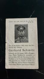 WW2 duitse militair bidprentje, Verzamelen, Verzenden, Landmacht, Duitsland, Foto of Poster