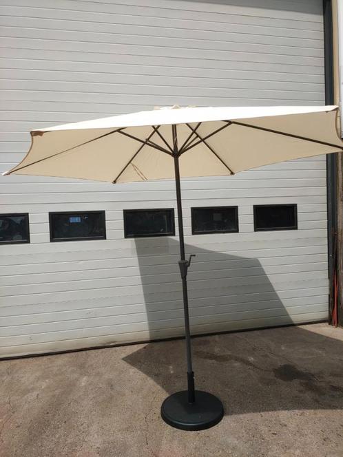 parasol met opdraaimachaniek 300cm, Tuin en Terras, Parasols, Nieuw, Parasolvoet, 3 tot 4 meter, Ophalen