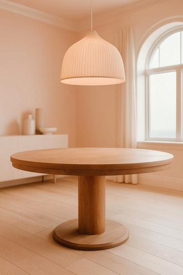 Ronde Salon Tafel - Strak Design 120 cm beschikbaar voor biedingen
