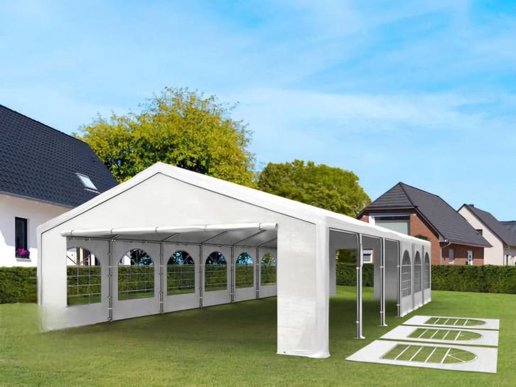 Partytent 8x4 te huur incl plaatsen!, Tuin en Terras, Partytenten, Gebruikt, Partytent, 2 meter of meer, 8 meter of meer, 4 tot 6 meter