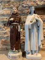 Franciscus en Theresia/ biscuit., Ophalen of Verzenden