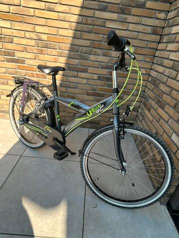 BikeFun Urban 24 inch 3V V-Brake Titanium beschikbaar voor biedingen