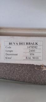 Deurbalk, dubbele garagedeuren., Doe-het-zelf en Verbouw, Hang- en Sluitwerk, Ophalen of Verzenden, Zo goed als nieuw, Slot