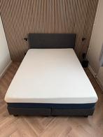 Matt Sleeps matras 140x200 incl. Boxspring zo goed als nieuw, Ophalen, Zwart, Tweepersoons, 140 cm