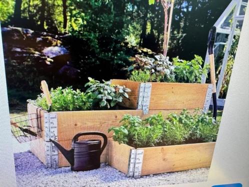 Pallet randen inklapbaar  v.o.a bloembak, Tuin en Terras, Bloembakken en Plantenbakken, Gebruikt, Hout, Binnen, Balkon, Tuin, Minder dan 30 cm