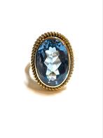 14k gouden ring met een topaas, -, -, Ophalen of Verzenden, Zo goed als nieuw