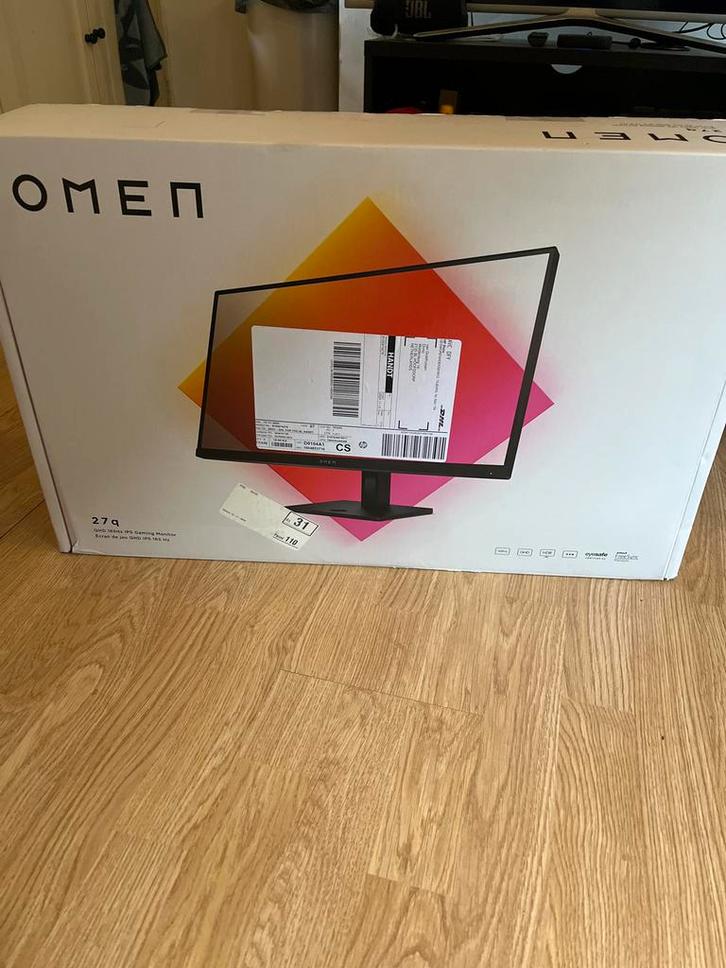 HP Omen 27q - Zeer Goede Staat!, Computers en Software, Monitoren, Gebruikt, 151 t/m 200 Hz, DisplayPort, Gaming, Hoofdtelefoonaansluiting