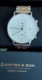 Kapten & Son Chrono horloge, Sieraden, Tassen en Uiterlijk, Horloges | Dames, Overige merken, Staal, Staal, Polshorloge