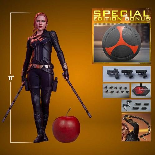 Hot Toys MMS603 Black Widow Black Suit Special Edition, Verzamelen, Film en Tv, Nieuw, Film, Actiefiguur of Pop, Ophalen of Verzenden