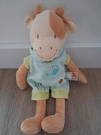 Knuffel koe giraf Nicotoy blauw groen L568, Ophalen of Verzenden, Zo goed als nieuw, Koe