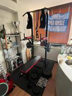 Tectake Home gym bench fully loaded to the max, Ophalen, Zo goed als nieuw, Krachtstation