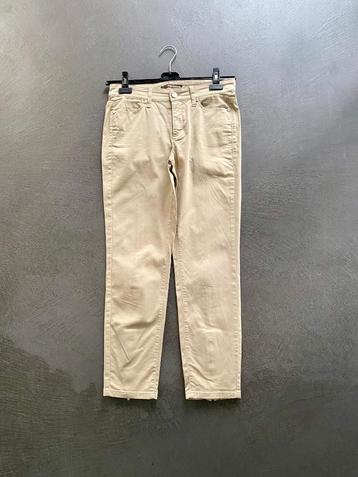 J236 Cambio maat 38=M 7/8e broek Piera jeans beige beschikbaar voor biedingen