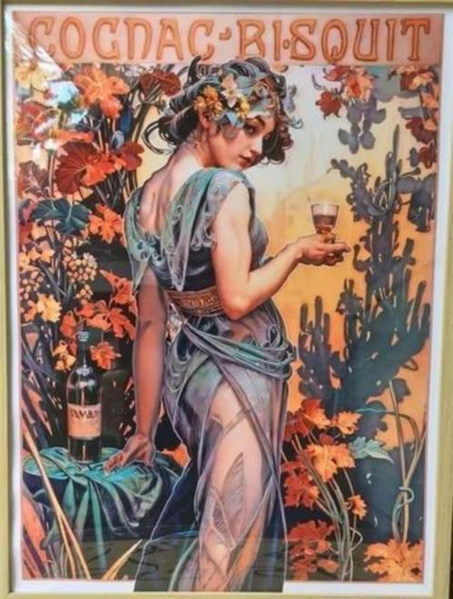 Unieke Alphonse Mucha Wereld Art Nouveau dag Print Poster #5, Antiek en Kunst, Kunst | Litho's en Zeefdrukken, Verzenden