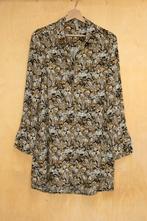 Soyaconcept mooie bruine bloemen lange blouse jurk 38 M, Maat 38/40 (M), Bruin, Soyaconcept, Ophalen of Verzenden