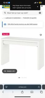 MALM TOILETTAFEL NU WEG, Huis en Inrichting, Ophalen of Verzenden, Zo goed als nieuw, Hout, Minder dan 100 cm
