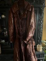 Jaren 60 leren jas, Kleding | Dames, Jassen | Zomer, Maat 38/40 (M), Bruin, Verzenden, Zo goed als nieuw