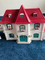 Schleich woonhuis, stallen, paarden, ruiters en toebehoren, Ophalen, Zo goed als nieuw, Toebehoren