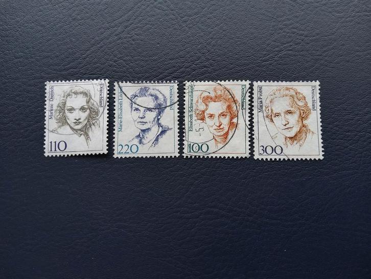 Duitse postzegels - Beroemde vrouwen 1991, Postzegels en Munten, Postzegels | Europa | Duitsland, 1990 tot heden, Ophalen of Verzenden