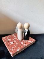 Pegdoll bruidspaar - handgemaakt huwelijkscadeau, Ophalen of Verzenden, Zo goed als nieuw