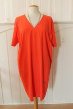Travelstof jurk van JAPAN TKY maat 42/44, Kleding | Dames, Oranje, Ophalen of Verzenden, Zo goed als nieuw, Knielengte